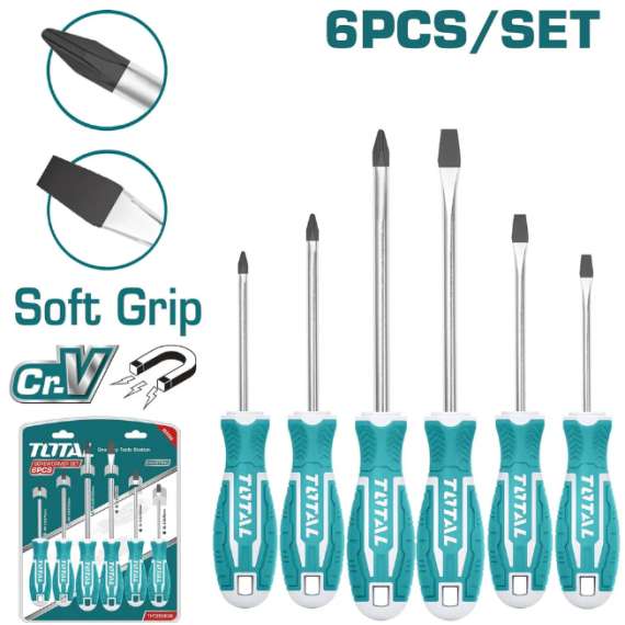 Buy Total THT250606 6 Pcs screwdriver set in [storefront]