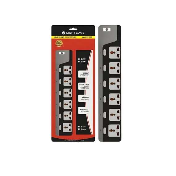 Buy Lightwave 6ways LW EXT-756 Cable Socket Extension in Kenya