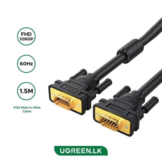 Buy UGREEN VG101 Male to Male 1.5m VGA Cable in Kenya