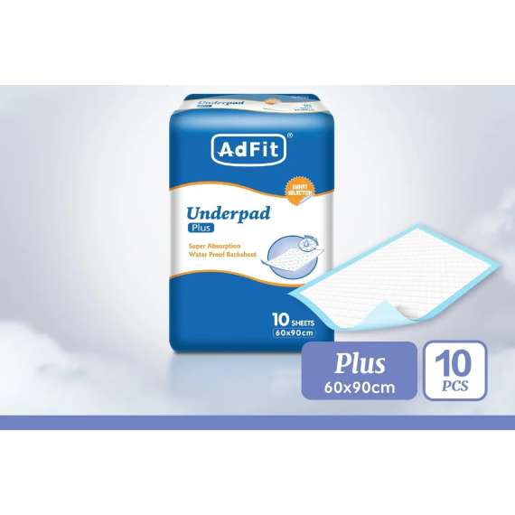 Buy Adfit Underpad Plus 60cm by 90cm 10Pack BedLiners in Kenya