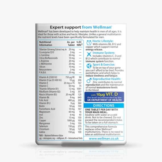 Buy Vitabiotics Wellman 30Tablets Supplement in Kenya