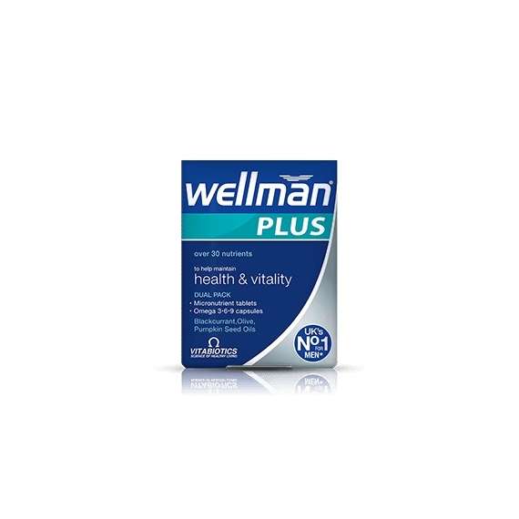 Buy Vitabiotics Wellman Plus Omega 56Capsules Supplement in Kenya