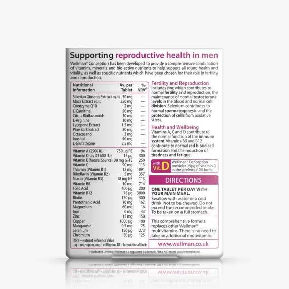 Buy Vitabiotics Wellman Conception 30 Tablets Supplement in Kenya