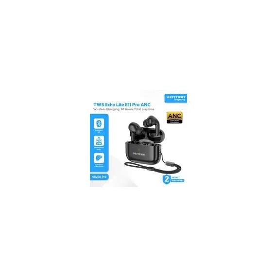 Buy Vention True Wireless ECHO LITE E11 Black Bluetooth Earbuds in Kenya