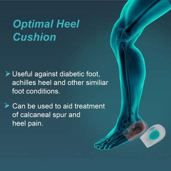 Buy Tynor Silicone One Pair Heel Cushion, Size: Small in Kenya