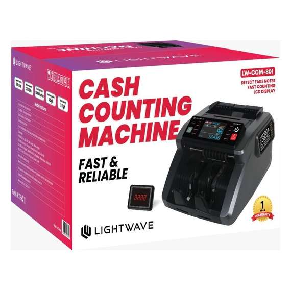 Buy Light Wave LW-CCM-801 Touch screen 1 CIS cash counting machine in Kenya
