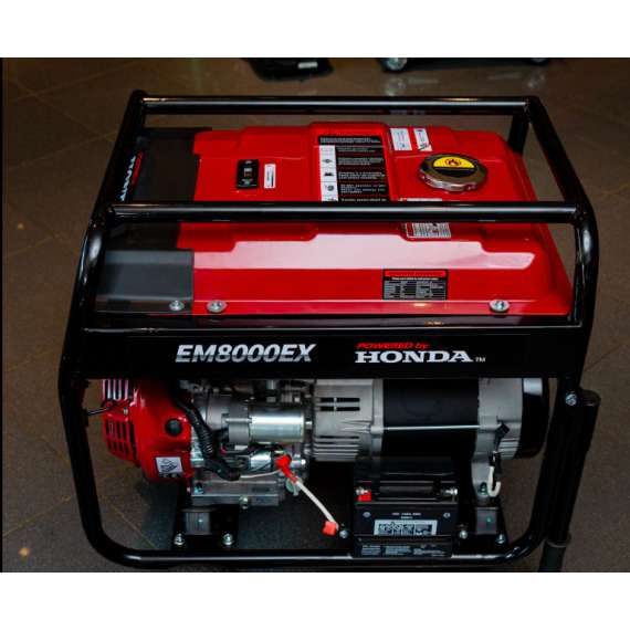 Buy HONDA EM8000EX 6.5kVA  GX390 Petrol key start  Generator with battery and wheels in Kenya