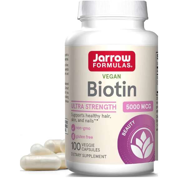 Buy Jarrow Biotin Supplement 5000mcg 100 Vegetable Capsule Supplement in Kenya