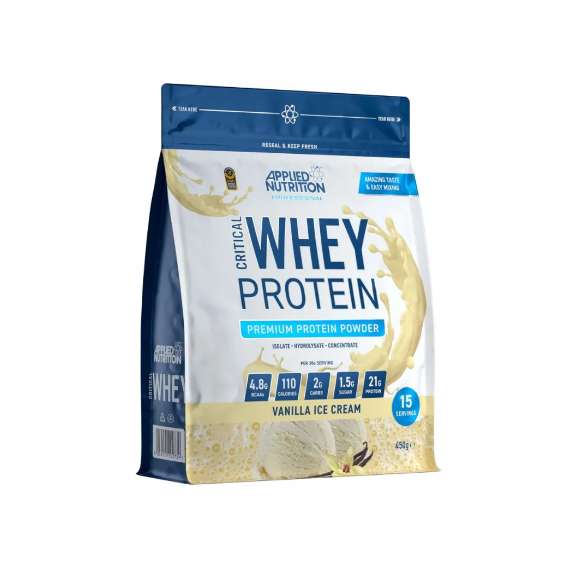 Buy Applied Nutrition Critical Whey Protein Vanilla Ice Cream 450g Powder in Kenya