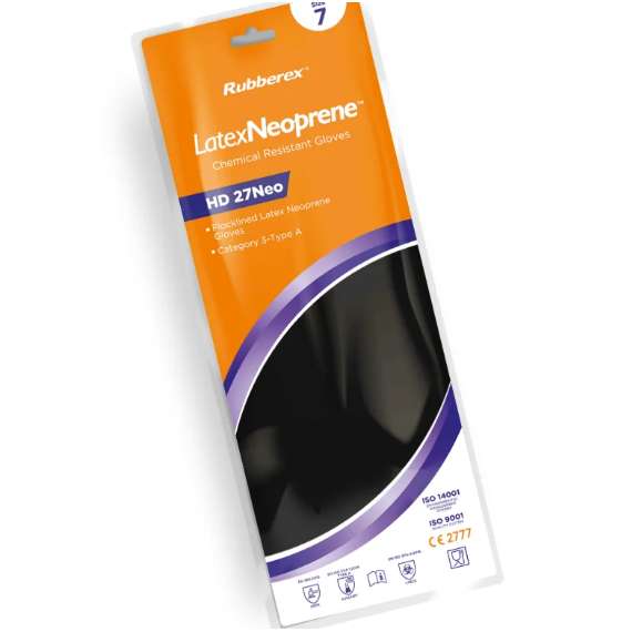Buy Latex HD 27Neo Neoprene chemical gloves pack of 5 in Kenya