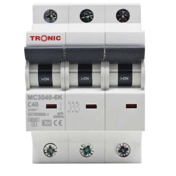 Buy Tronic MC 3040-6K 3 Pole Miniature Circuit Breaker in Kenya