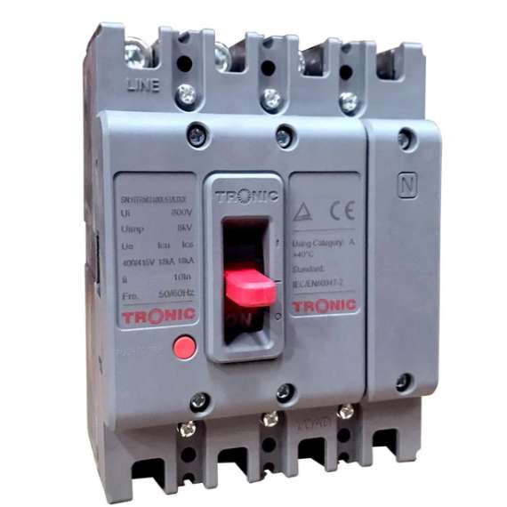 Buy Tronic MG 400L-0400-04  400A MCCB Industrial 4-Pole Circuit Breaker in Kenya