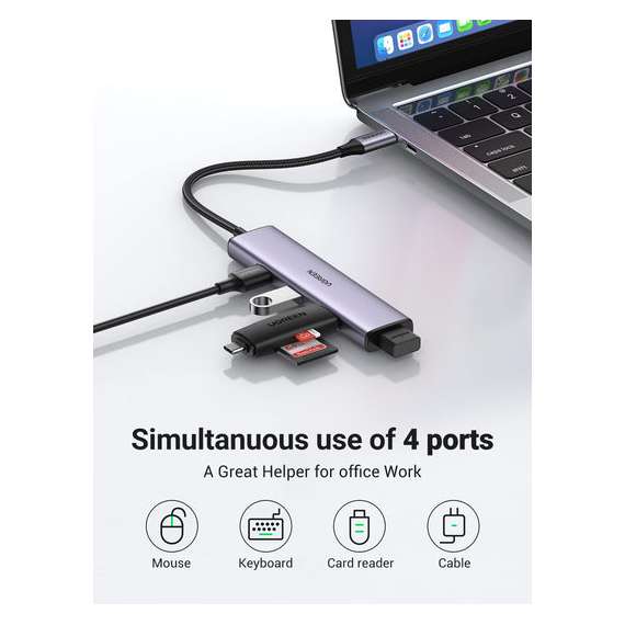 Buy UGREEN USB-C to 4 USB 3.0 Hub in Kenya