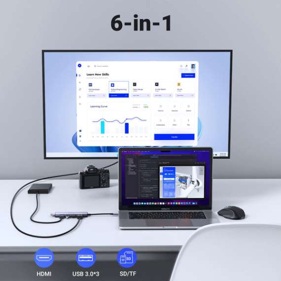 Buy UGREEN 6 in 1  Multifunction Adapter in Kenya