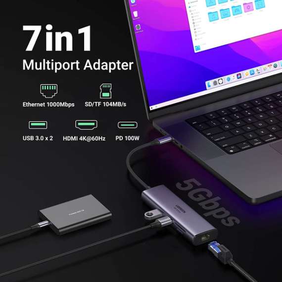 Buy Ugreen 7 In 1 Hub Multifunction Adapter in Kenya