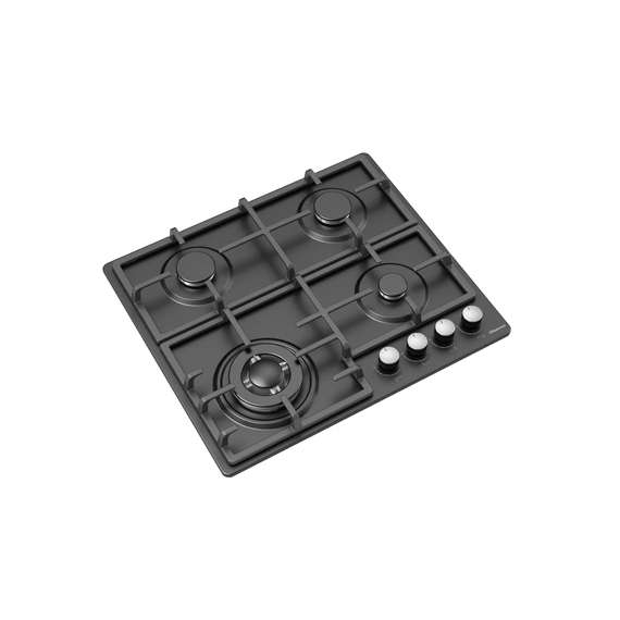 Buy Hisense HGH641BS01 4 Gas 60CM Black Stainless Steel Built In Hob in Kenya
