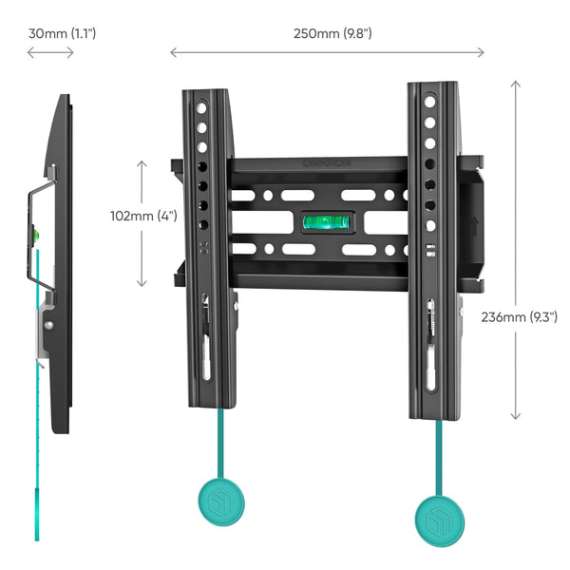 Buy ONKRON FM1 17" to 43 inch TVs Screens  Fixed TV Wall Mount in Kenya