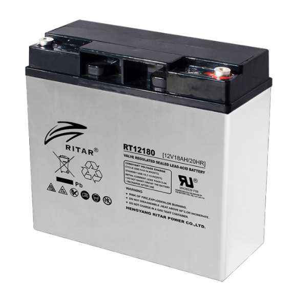 Buy Ritar RT12180 12V 18AH valve regulated dealer lead acid battery in Kenya