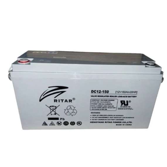 Buy Ritar DC-12-150 12V 150AH 20HR Valve regulated sealed lead acid solar battery in Kenya