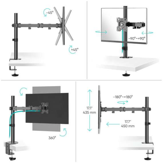 Buy ONKRON D121E 13 to 34-Inch Monitor Arm in Kenya