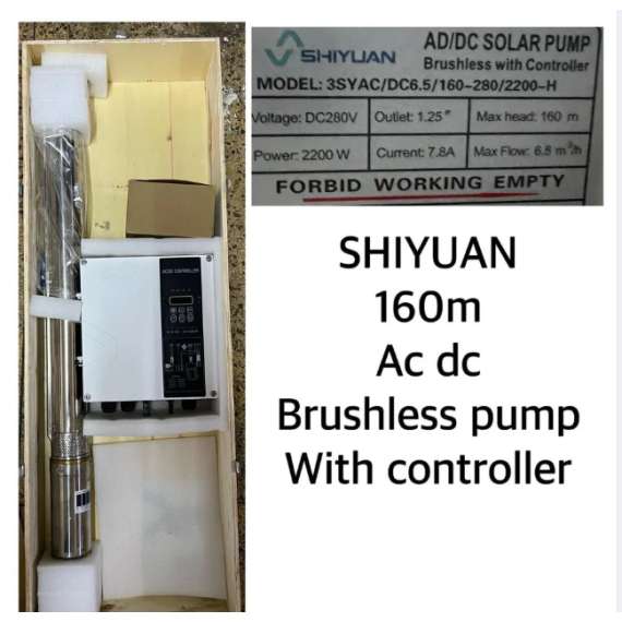 Buy Shiyuan 160M Brushless AC DC Submersible Pump with Controller in Kenya