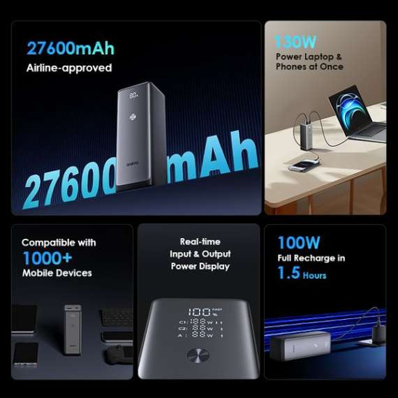 Buy oraimo PowerJet 130 27600mAh 130W Power Bank in Kenya