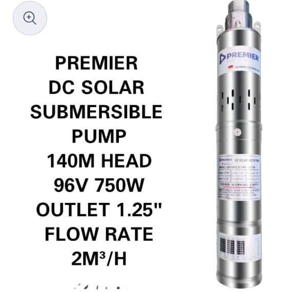 Buy Premier EL35527 140M 1.25" 750W 96V Solar Submersible Pump in Kenya
