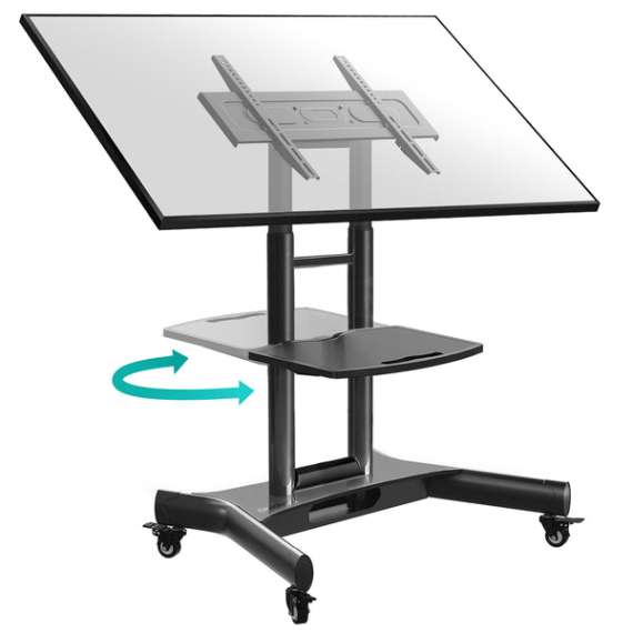 Buy ONKRON TS1350  32"-70" Interactive Screens Tilting Mobile TV Stand in Kenya