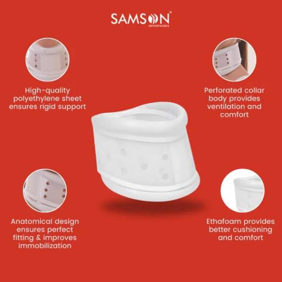 Buy Samson Adjustable Hard Cervical Collar, Size: Small in Kenya