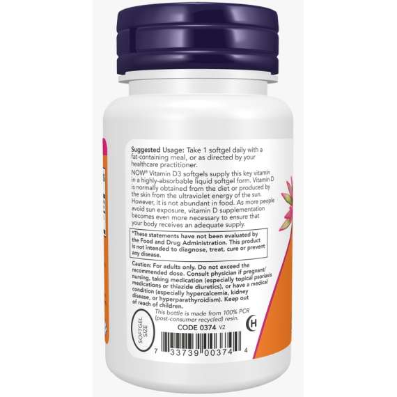 Buy Now Vitamin D3 5000IU 120Softgels Supplement in Kenya