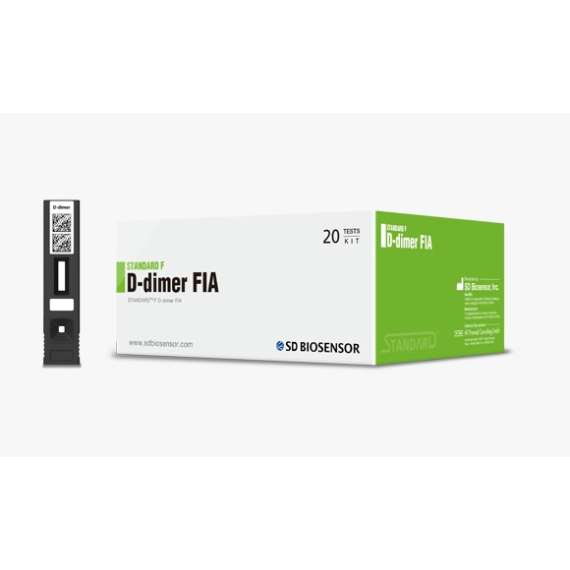 Buy SD Biosensor Standard F D Dimer FIA 20Pack Quantitative Antigen Test Kit in Kenya