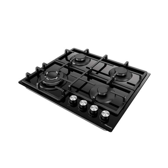 Buy Hisense HHU60GAGB4 Gas 60CM  Black Glass Built In Hob in Kenya
