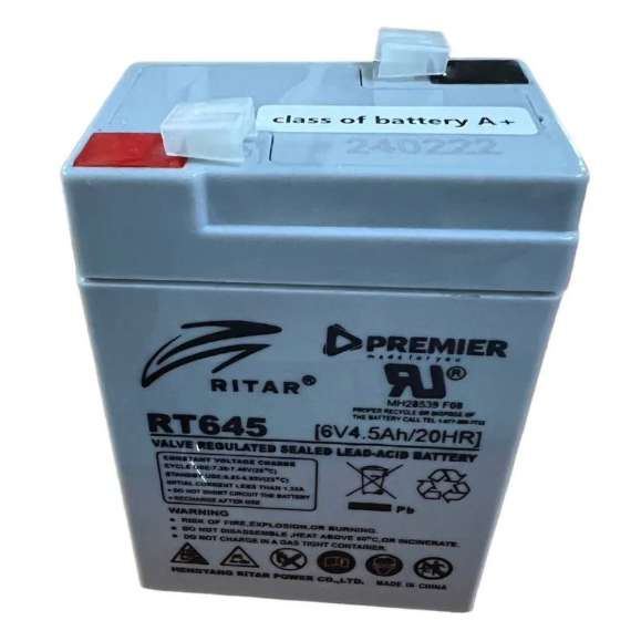 Buy Ritar 6V 4.5AH RT645 Valve regulated sealed lead acid battery in Kenya
