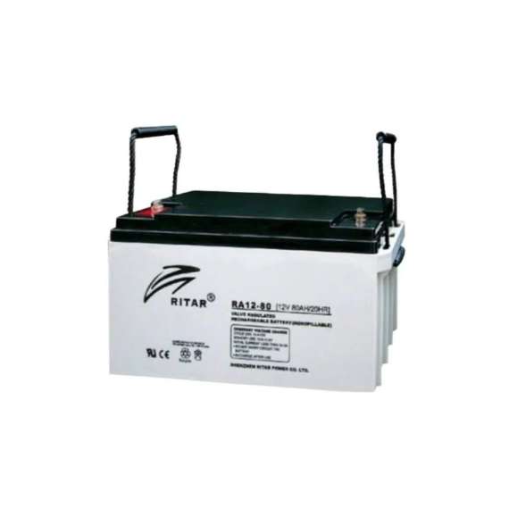 Buy Ritar RA12-80 12V 80AH Valve regulated sealed lead acid solar battery in Kenya