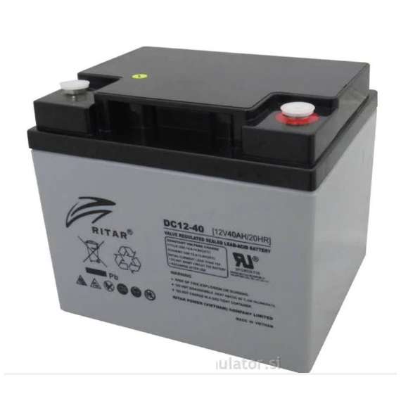 Buy Ritar DC12-40 12V 40AH Valve regulated sealed lead acid solar battery in Kenya