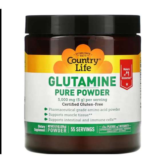 Buy Country Life Glutamine 55 Serving 275g Pure Powder in Kenya