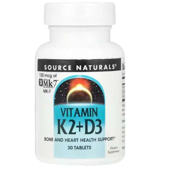 Buy Source Naturals Vitamins K2+D3 120mcg 30 Tablets Supplement in Kenya