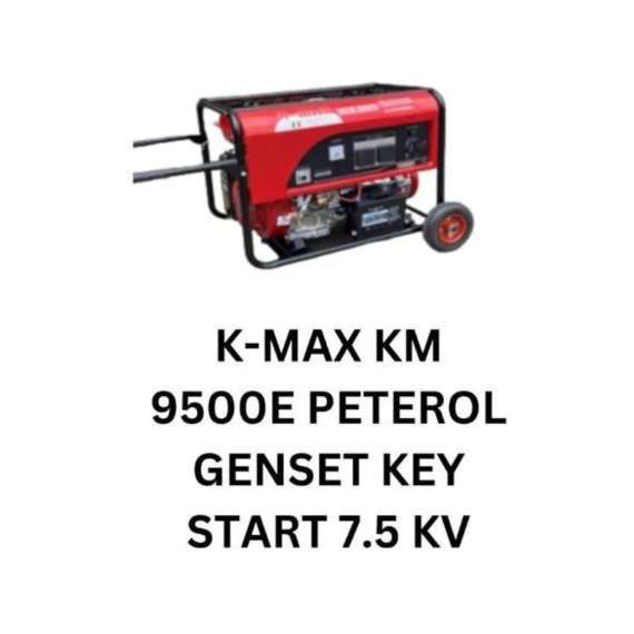 Buy K-Max KM9500E 7.5KVA Keystart Petrol generator set with wheels in Kenya