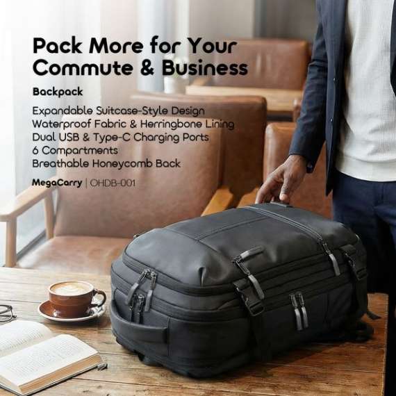 Buy oraimo MegaCarry Expandable Waterproof Business Backpack in Kenya