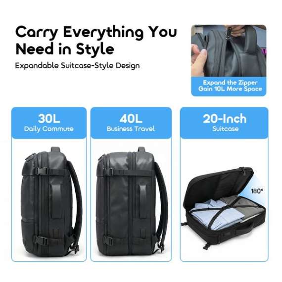 Buy oraimo MegaCarry Expandable Waterproof Business Backpack in Kenya