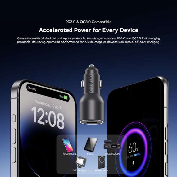 Buy oraimo PowerDrive 7691 Pro 69W Dual Super Car Charger in Kenya