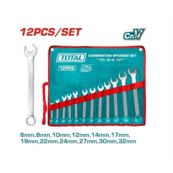 Buy Total THT1022122 12 Pcs combination spanner set in Kenya