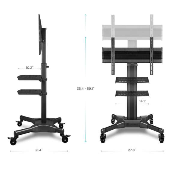 Buy ONKRON TS2551 32”–55”  Mobile TV Stand in Kenya