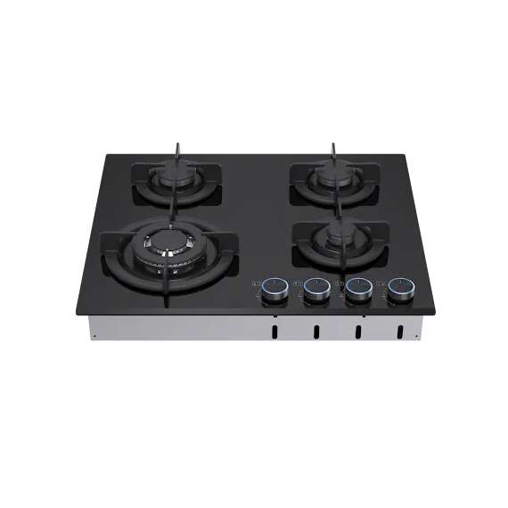 Buy VON VHB60435WFCK 4 Gas With WOK 60M Black Glass Built In Hob in Kenya