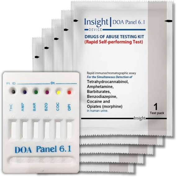 Buy Tulip Insight 6Panel 10Pack Drug of Abuse Test Kit in Kenya