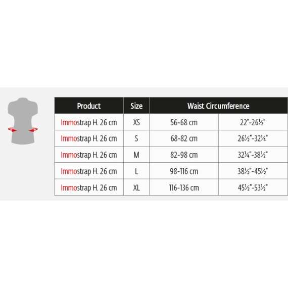 Buy Donjoy Immostrap Back Support, Size: XS in Kenya