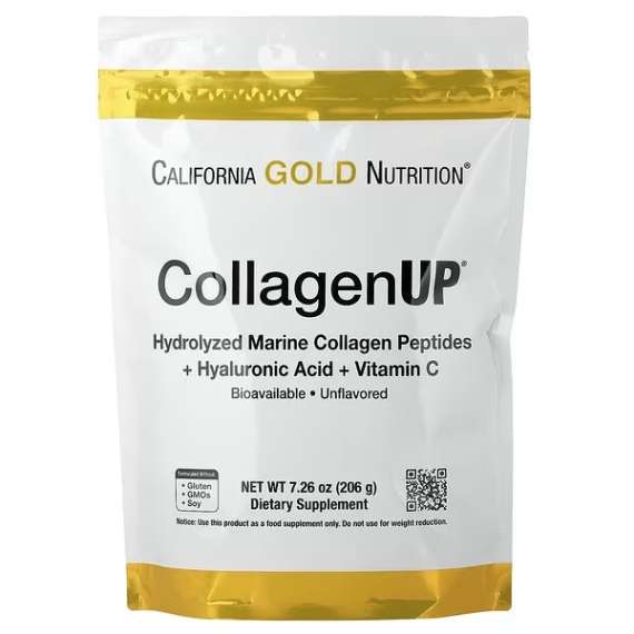 Buy California Gold Nutrition Collagen Up 206 Hydrolyzed Marine Collagen Peptides Supplement in [storefront]