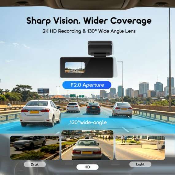 Buy oraimo VisionRide Lite 2K HD Recording Safe Guard Car Corder in Kenya