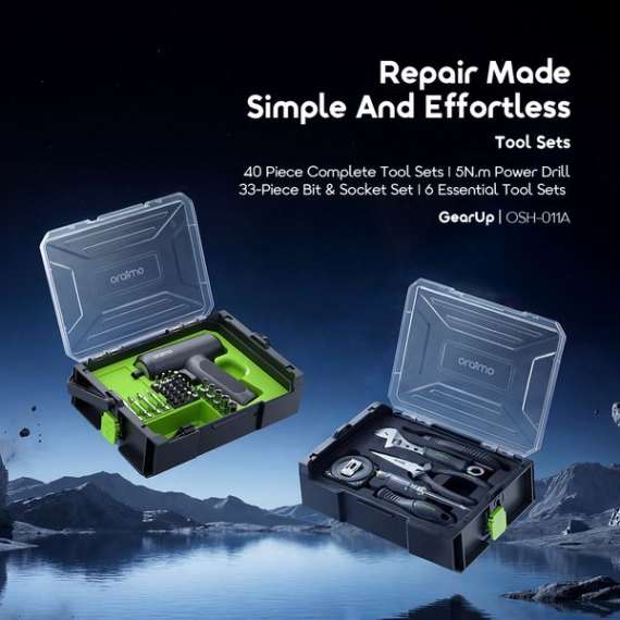 Buy oraimo GearUp 40 Piece Portable Multifunctional Tool Sets in [storefront]