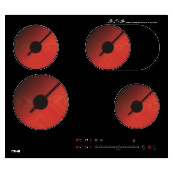 Buy MIKA Built-In Vitro Ceramic 60cm 4 Cooking Zones Hob in Kenya